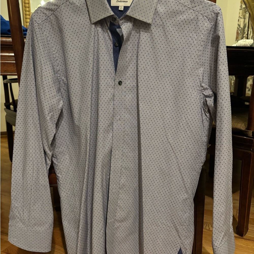 Ted Baker purple  Patterned Dress Shirt